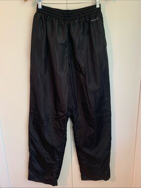 Vintage Reebok 90s Black Nylon Windbreaker Track Pants Size Large
